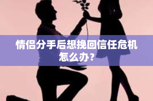 情侣分手后想挽回信任危机怎么办？
