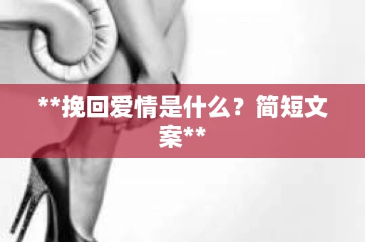 **挽回爱情是什么？简短文案**