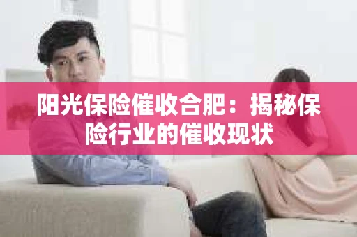 阳光保险催收合肥：揭秘保险行业的催收现状