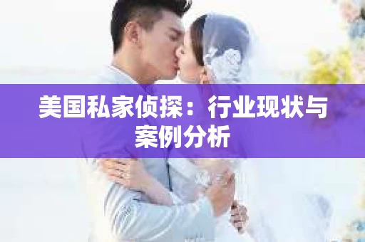 美国私家侦探：行业现状与案例分析