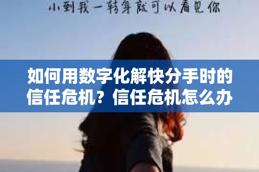 如何用数字化解快分手时的信任危机？信任危机怎么办？