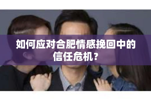 如何应对合肥情感挽回中的信任危机？