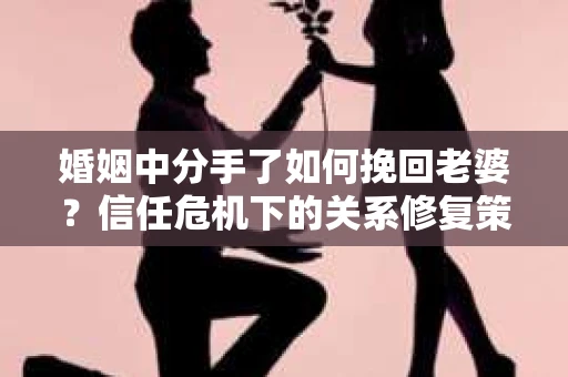 婚姻中分手了如何挽回老婆？信任危机下的关系修复策略