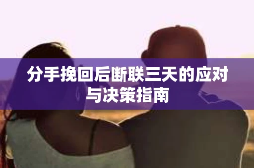 分手挽回后断联三天的应对与决策指南